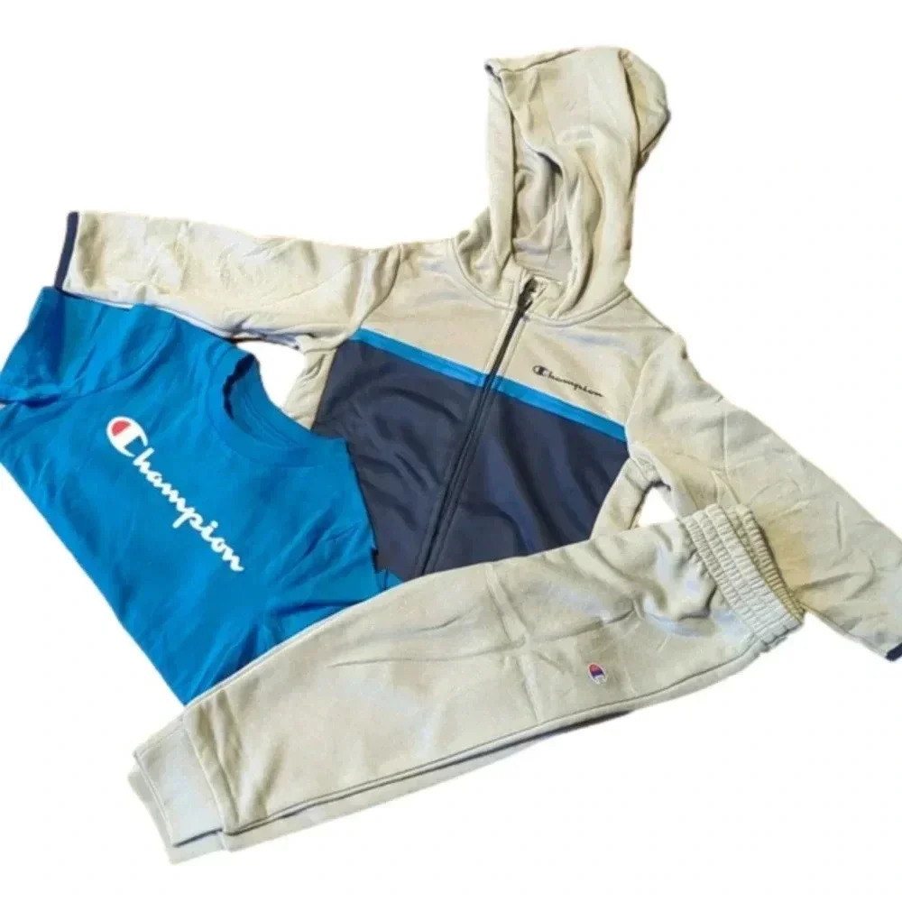 Champion 3pcs toddler boy hoodie, shirt and pants 3T